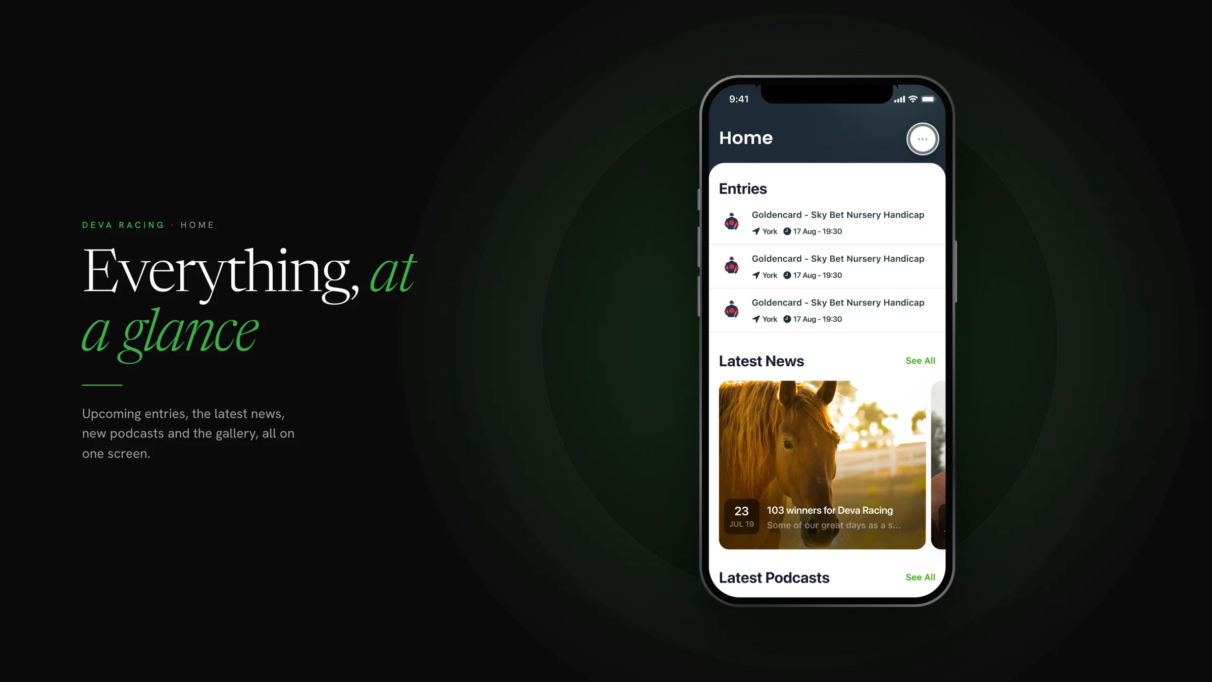 Home: entries, news, podcasts and gallery